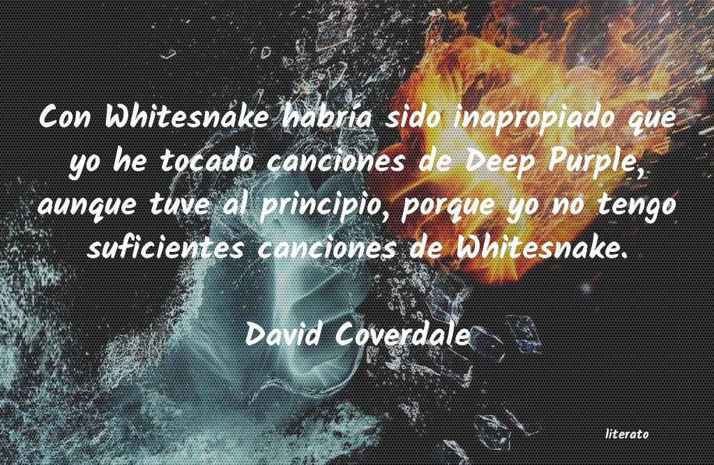 Frases de David Coverdale