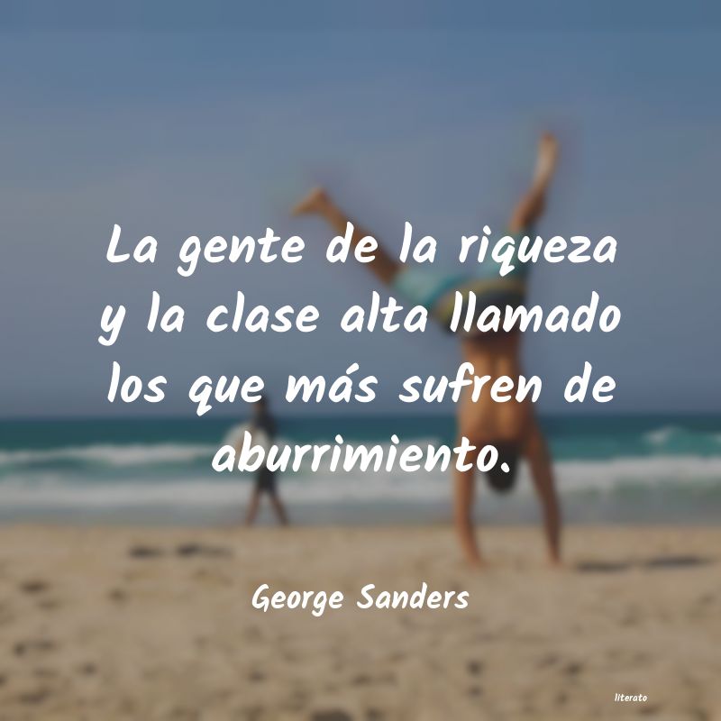 frases de George Sanders