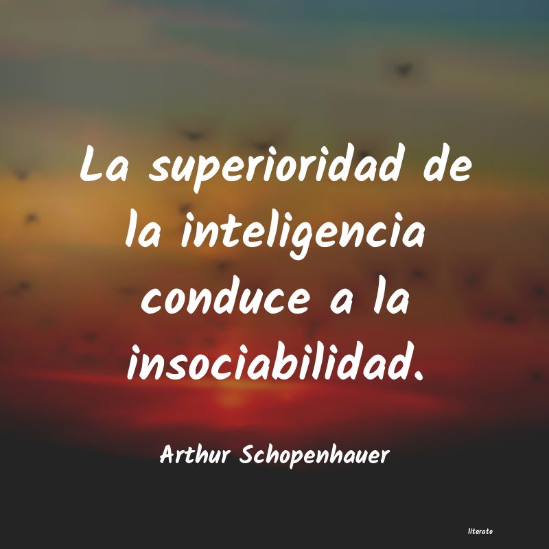 Frases de Arthur Schopenhauer