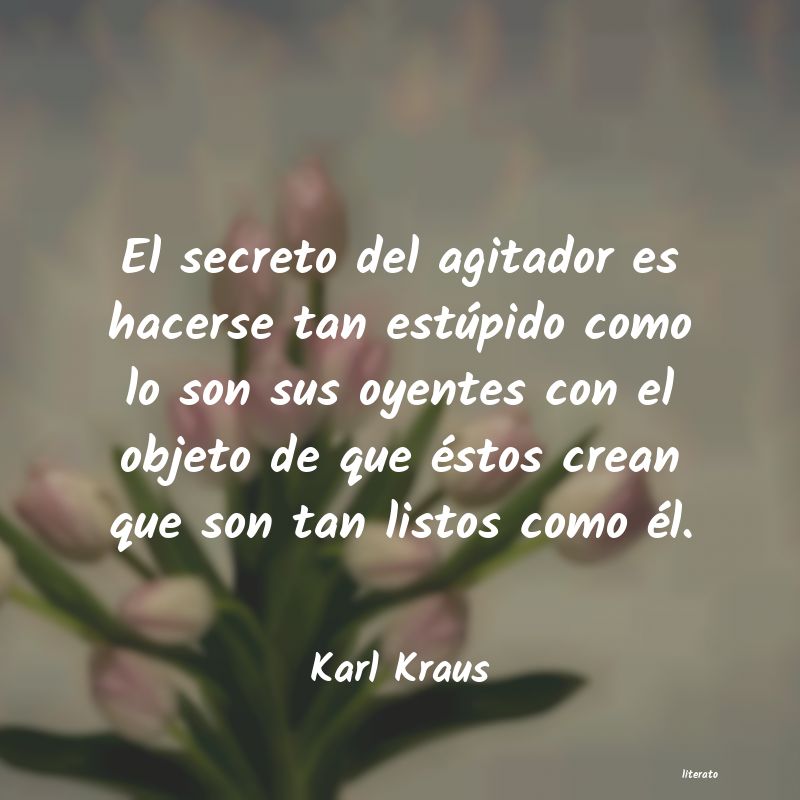 Frases de Karl Kraus