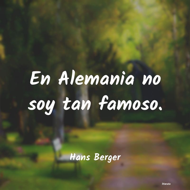 frases de Hans Berger