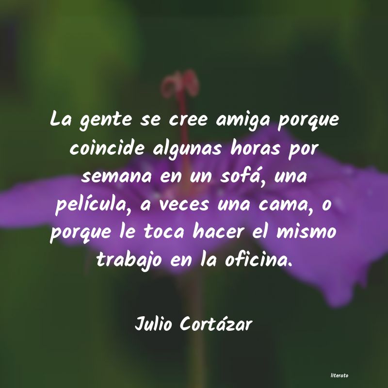 Frases de Julio Cortázar