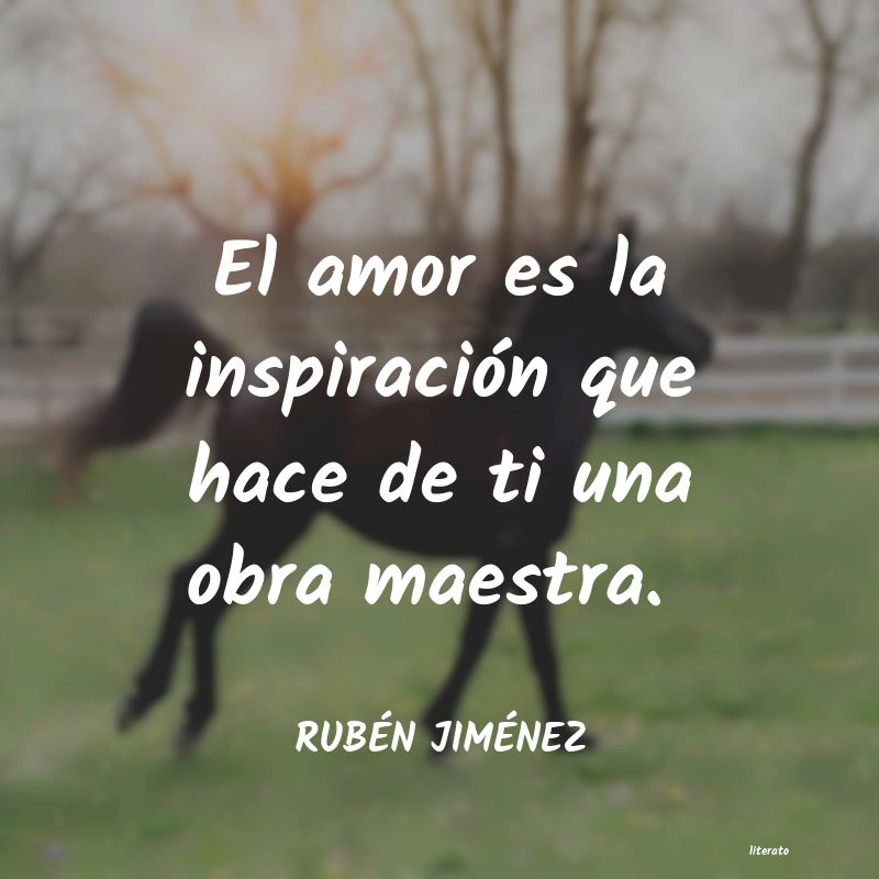 frases de RUBÃN JIMÃNEZ