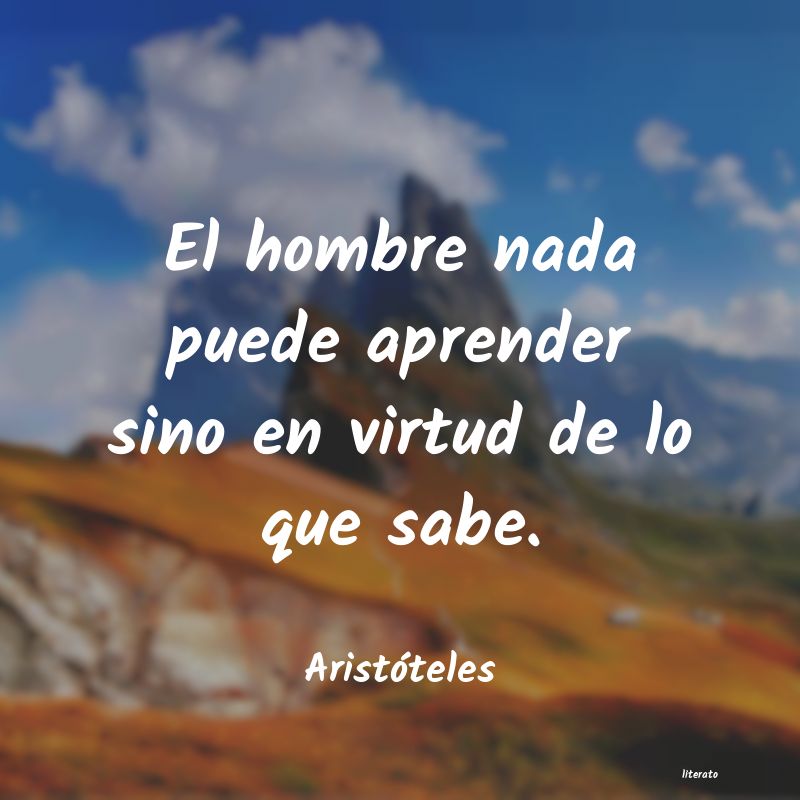 Frases de Aristóteles