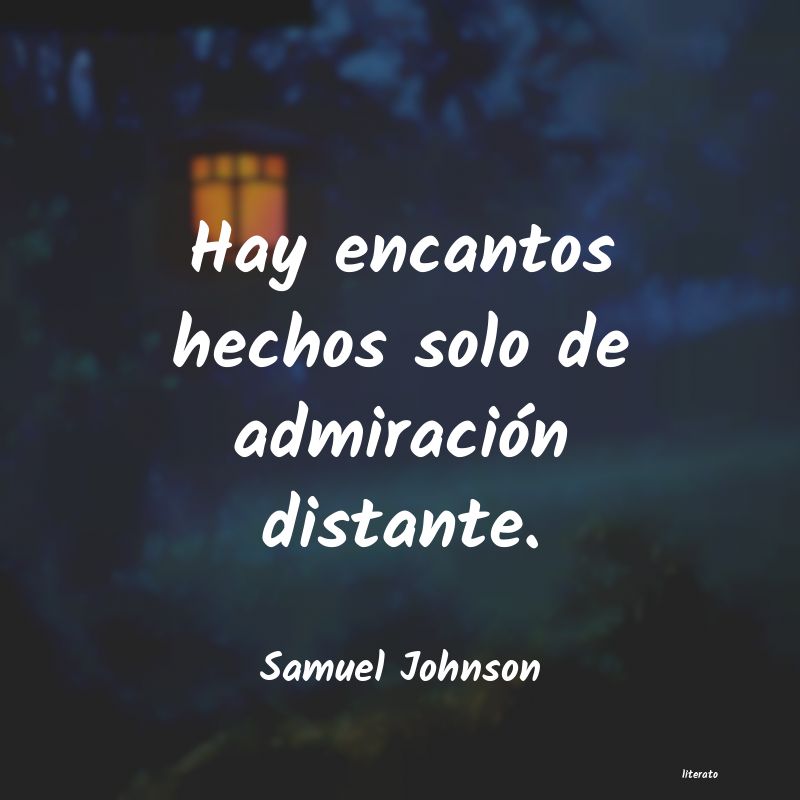 Frases de Samuel Johnson