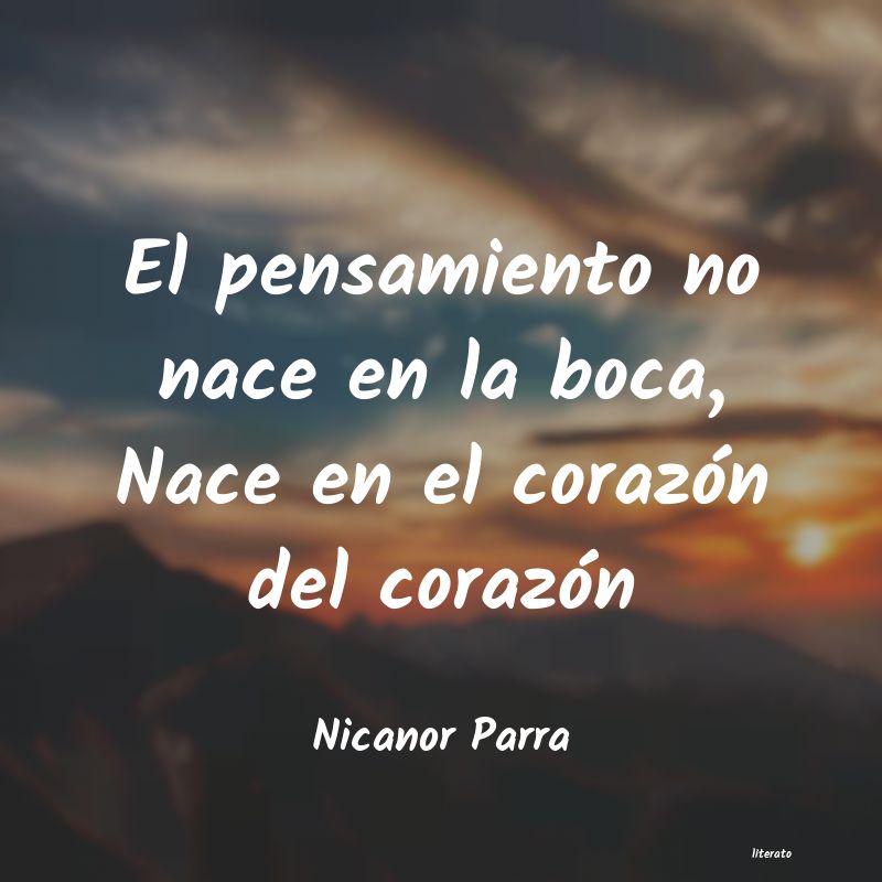 Frases de Nicanor Parra