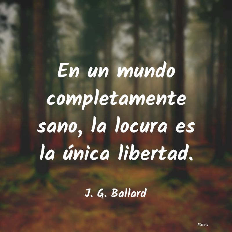 Frases de J. G. Ballard