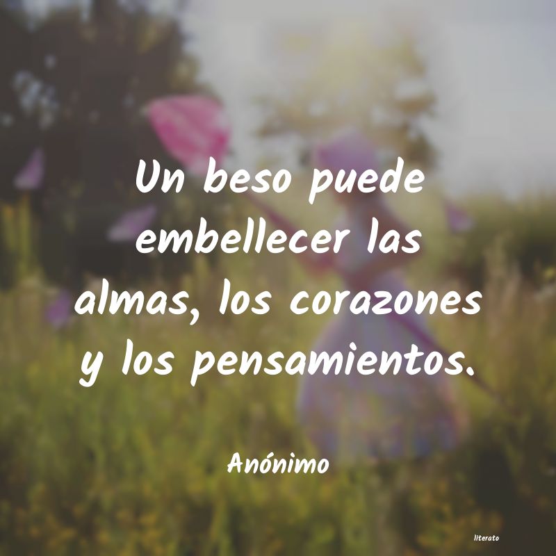 frases de besos