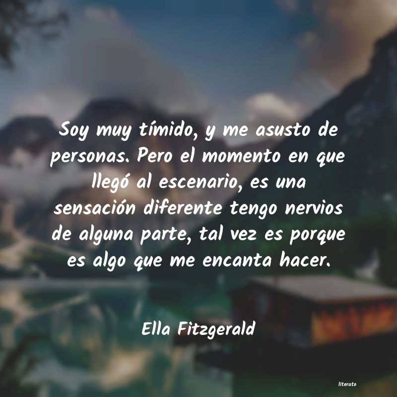 Frases de Ella Fitzgerald