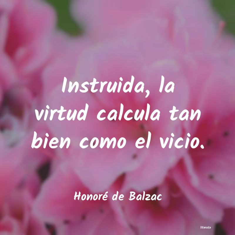 Frases de Honoré de Balzac