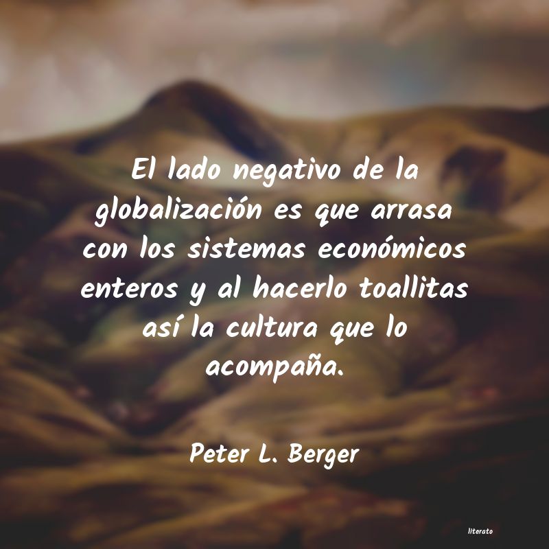 frases de Peter L. Berger