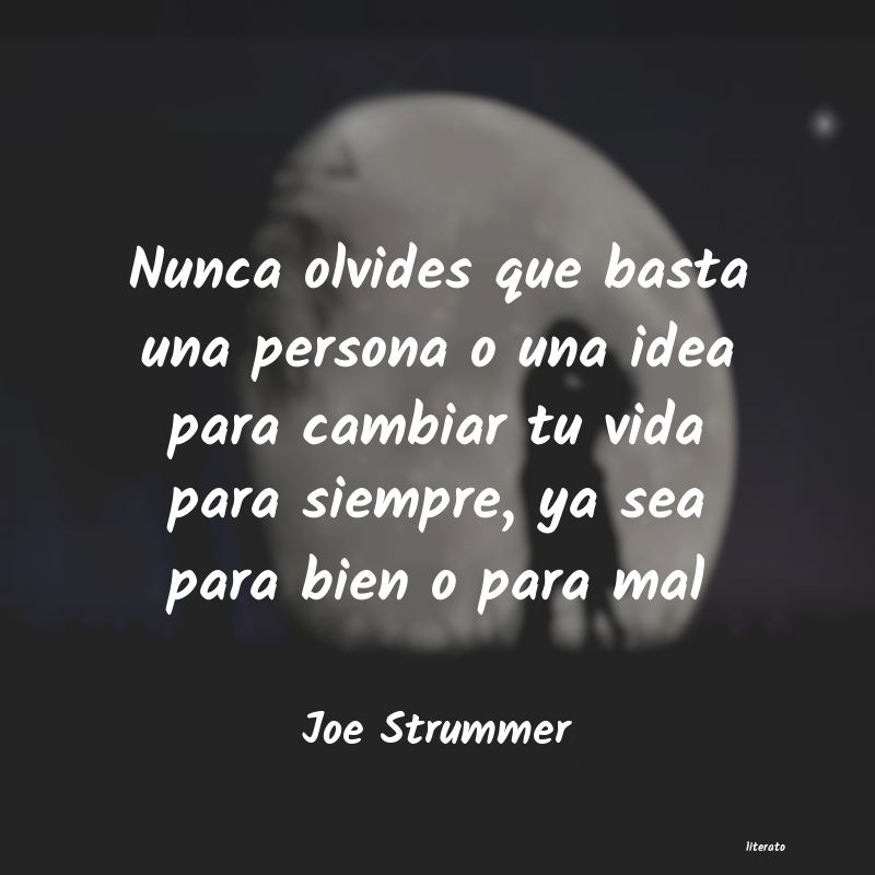 Frases de Joe Strummer