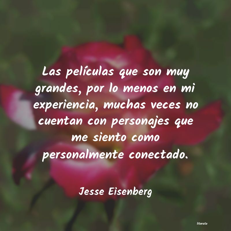 Frases de Jesse Eisenberg