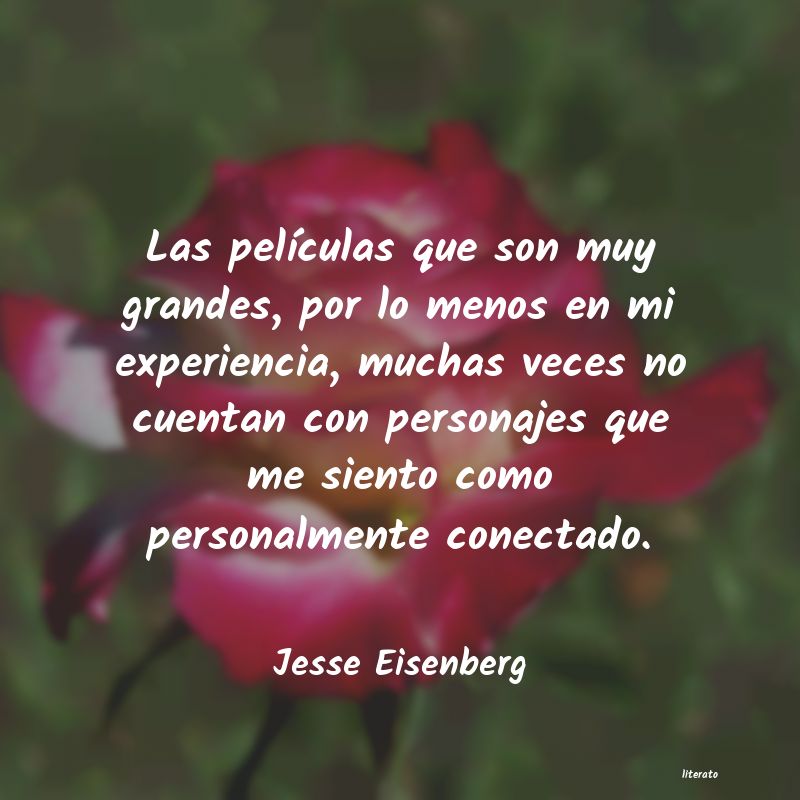 frases de Jesse Eisenberg