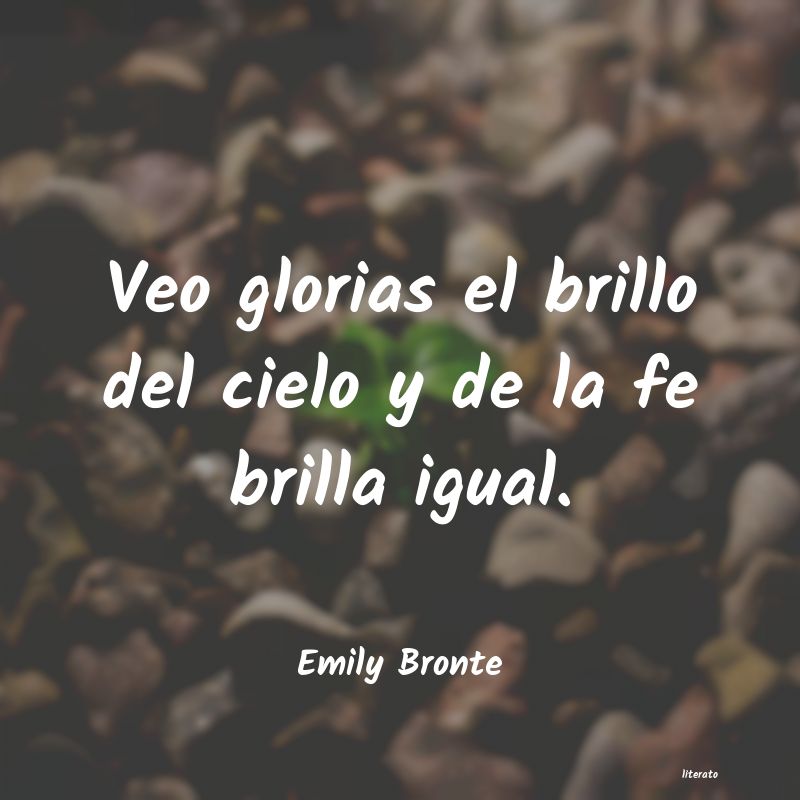 frases de Emily Bronte