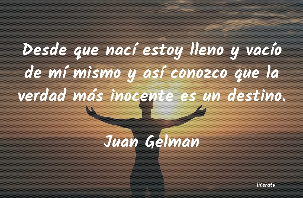 Frases de Juan Gelman