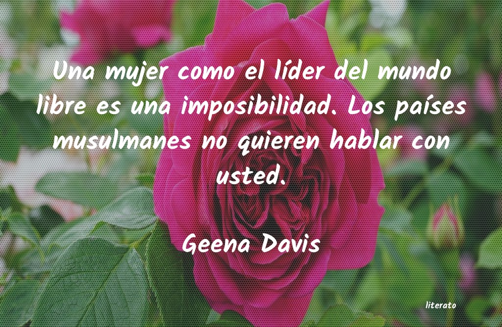 frases de Geena Davis