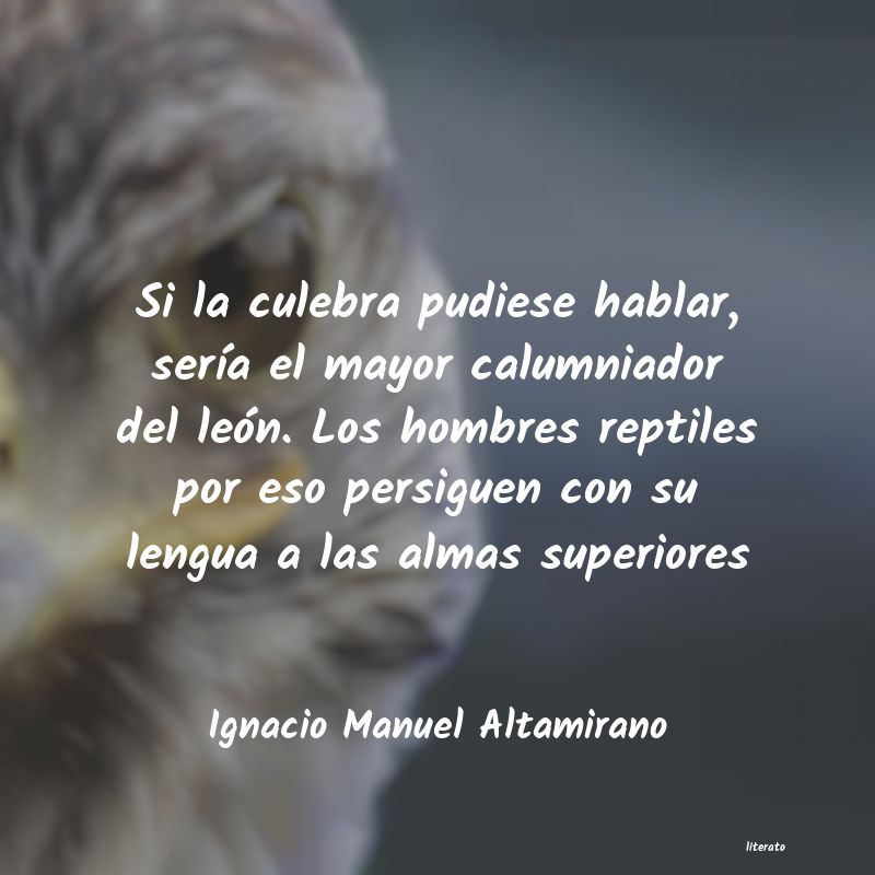frases de Ignacio Manuel Altamirano