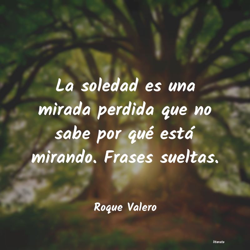 frases de Roque Valero