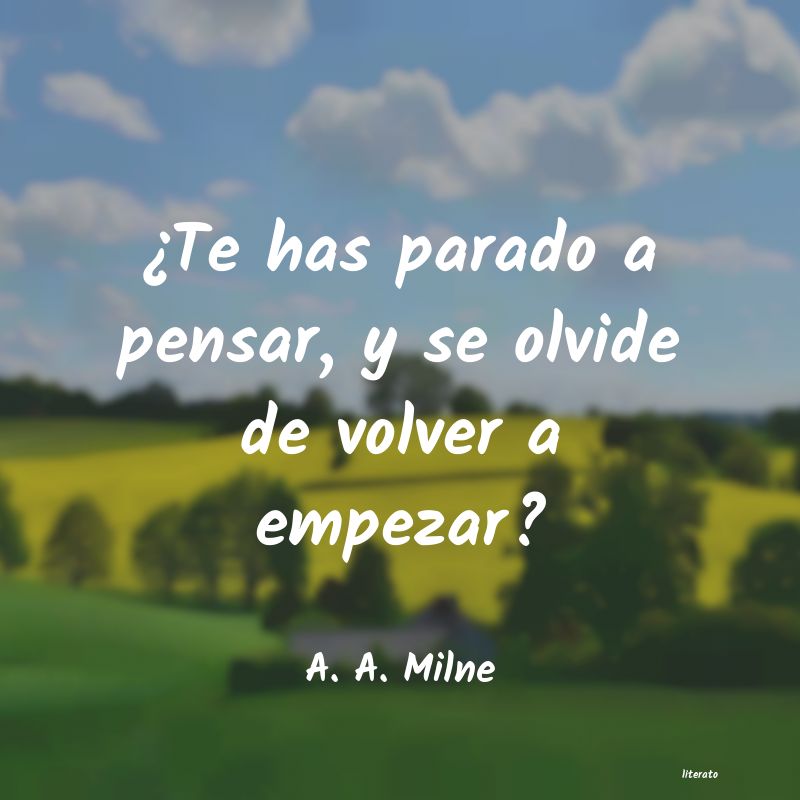 Frases de A. A. Milne