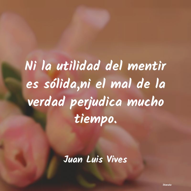 frases de Juan Luis Vives