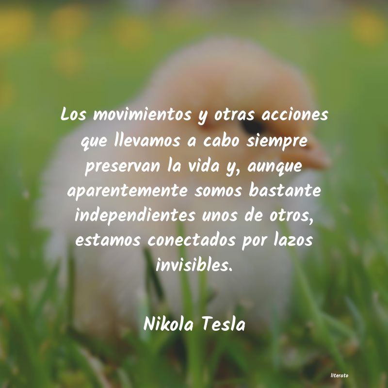 Frases de Nikola Tesla