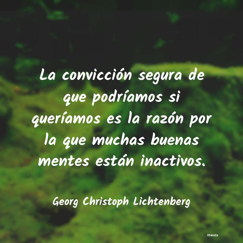 frases de Georg Christoph Lichtenberg