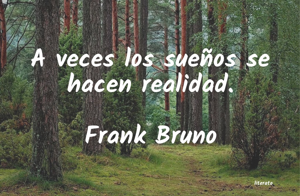 Frases de Frank Bruno