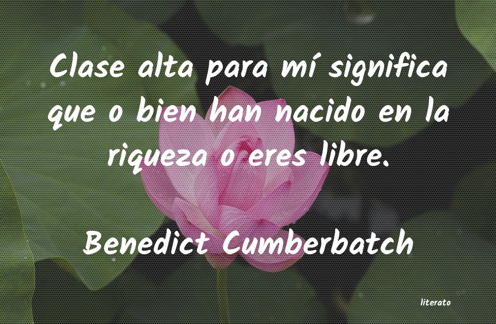 frases de Benedict Cumberbatch
