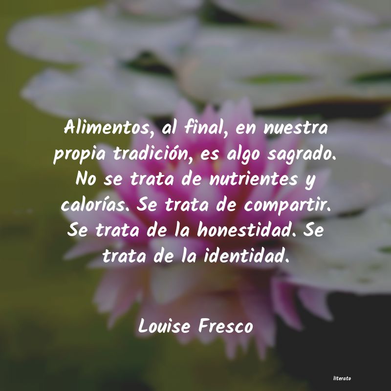 Frases de Louise Fresco