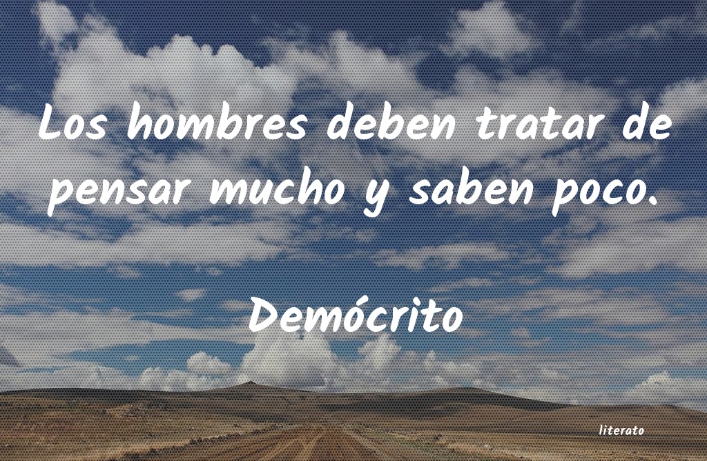 frases de Demócrito