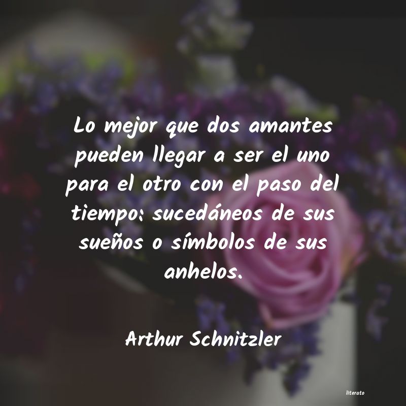 frases de Arthur Schnitzler