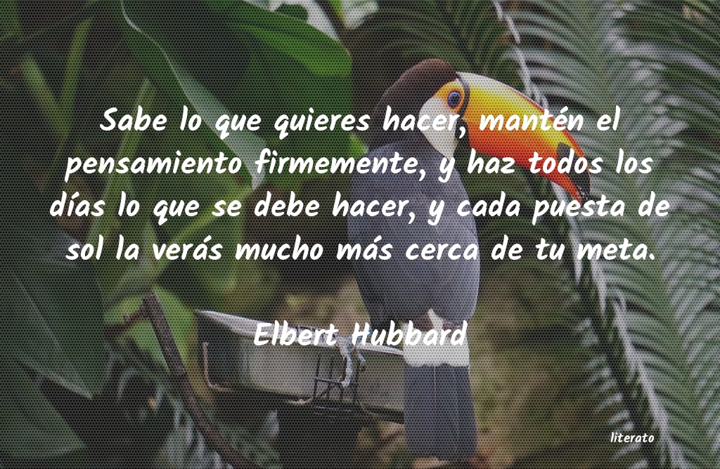 frases de Elbert Hubbard