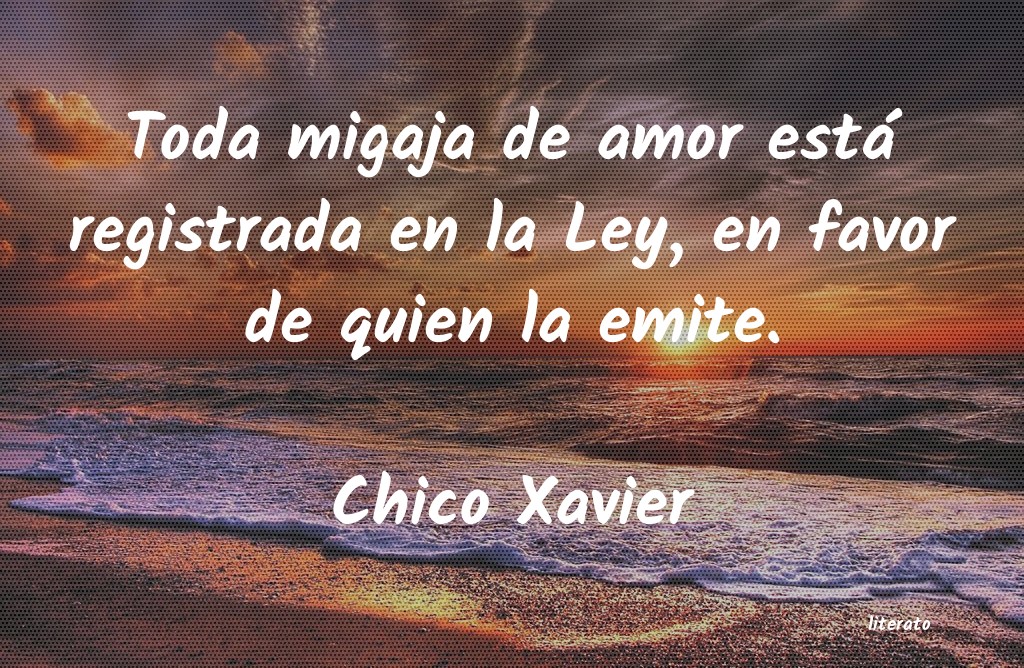 Frases de Chico Xavier