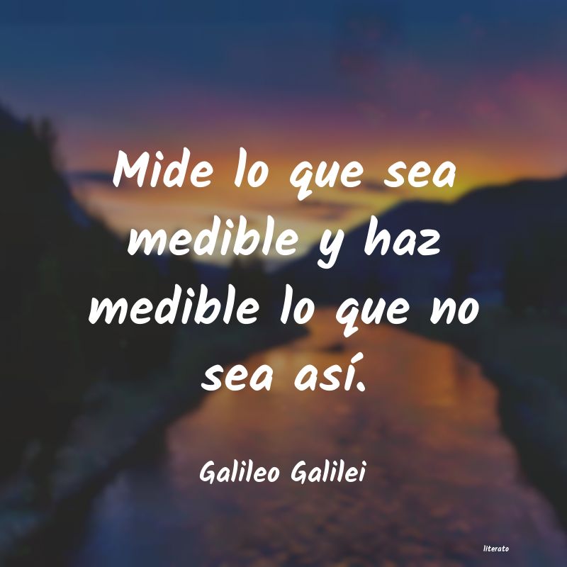 Frases de Galileo Galilei