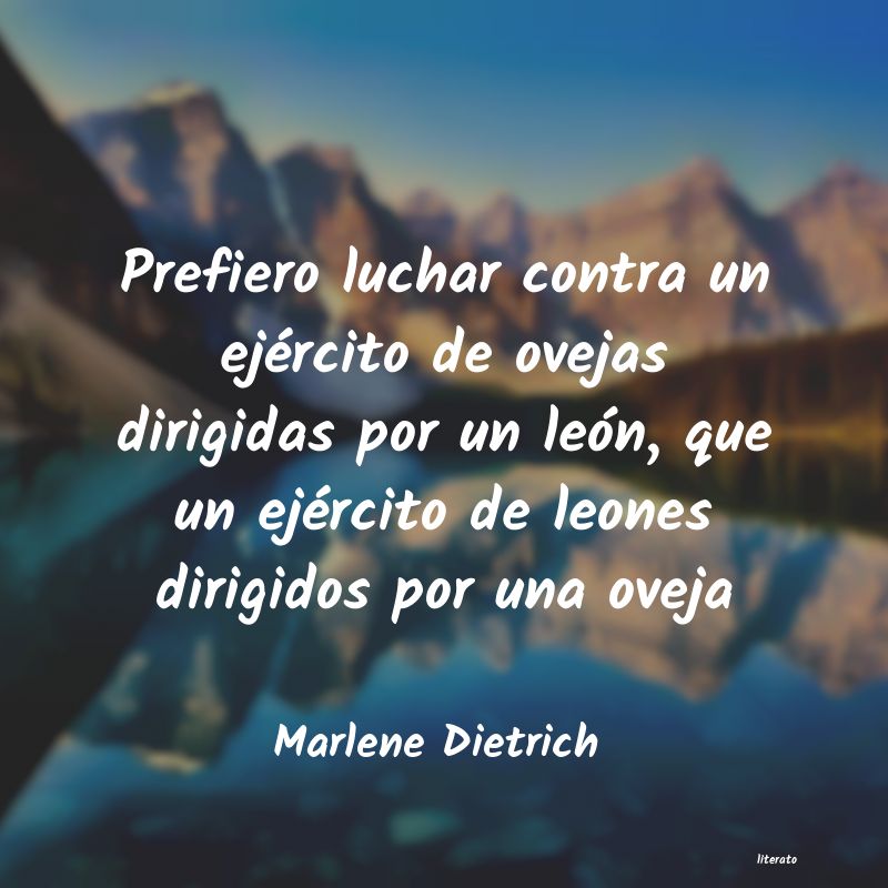 Frases de Marlene Dietrich