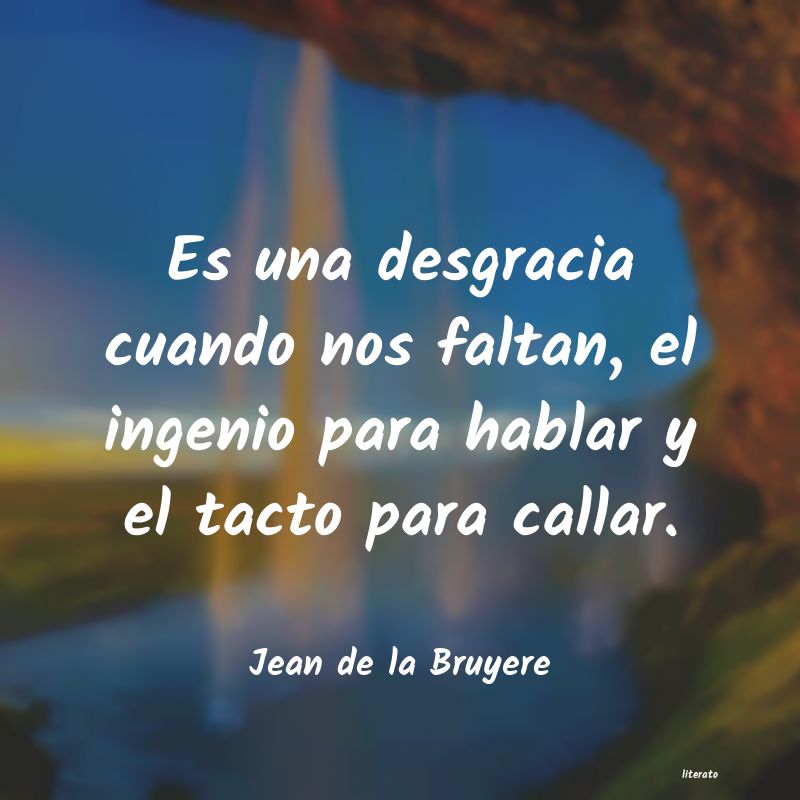frases de Jean de la Bruyere