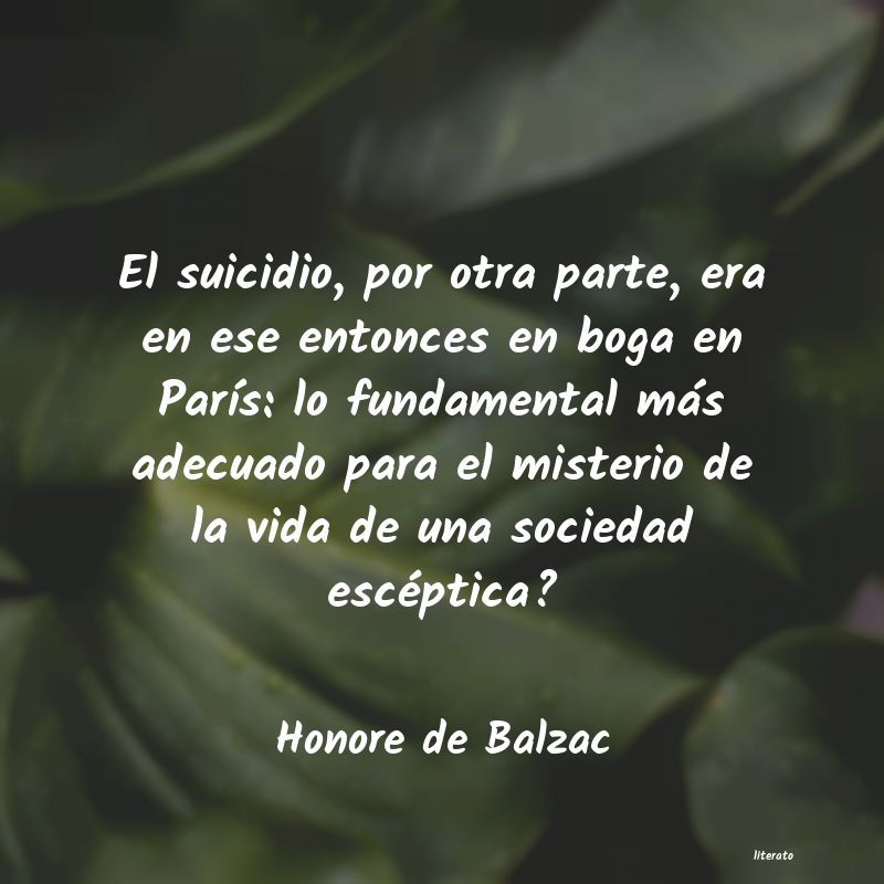 frases de Honore de Balzac