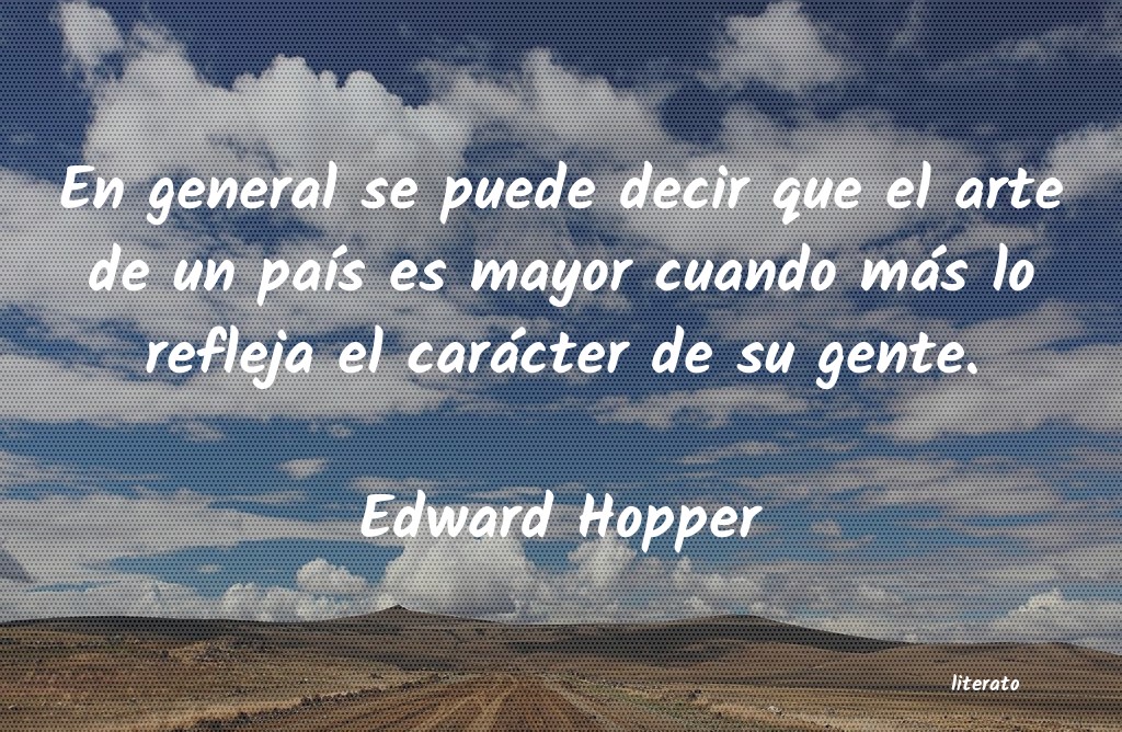 frases de Edward Hopper
