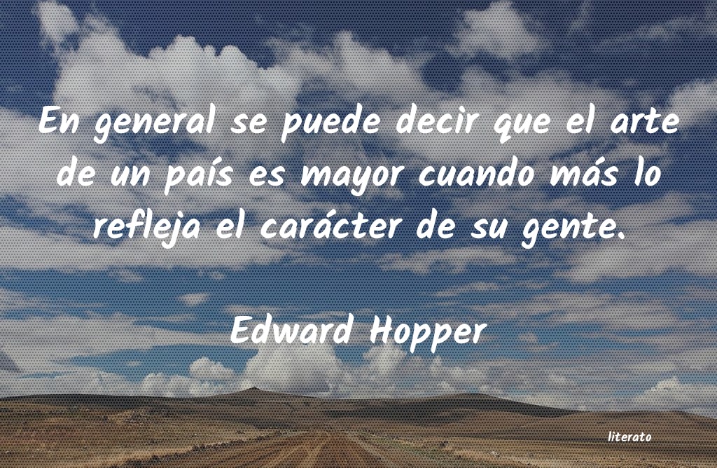 Frases de Edward Hopper