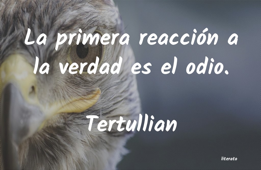 Frases de Tertullian