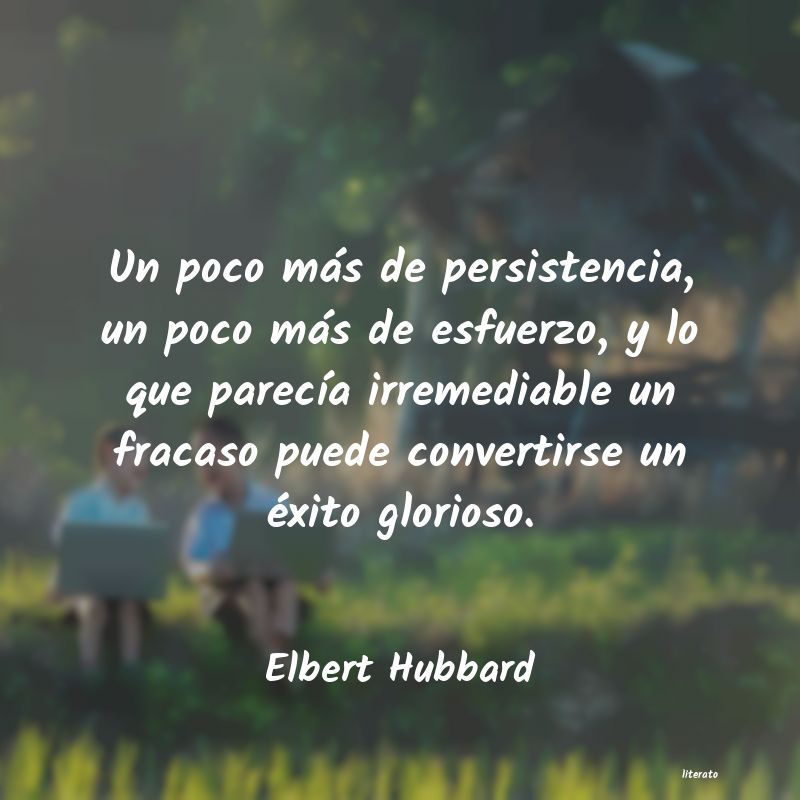 frases de Elbert Hubbard