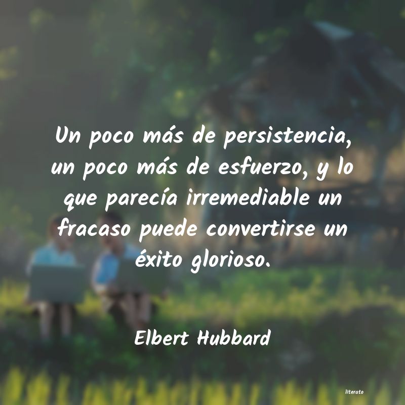 Frases de Elbert Hubbard