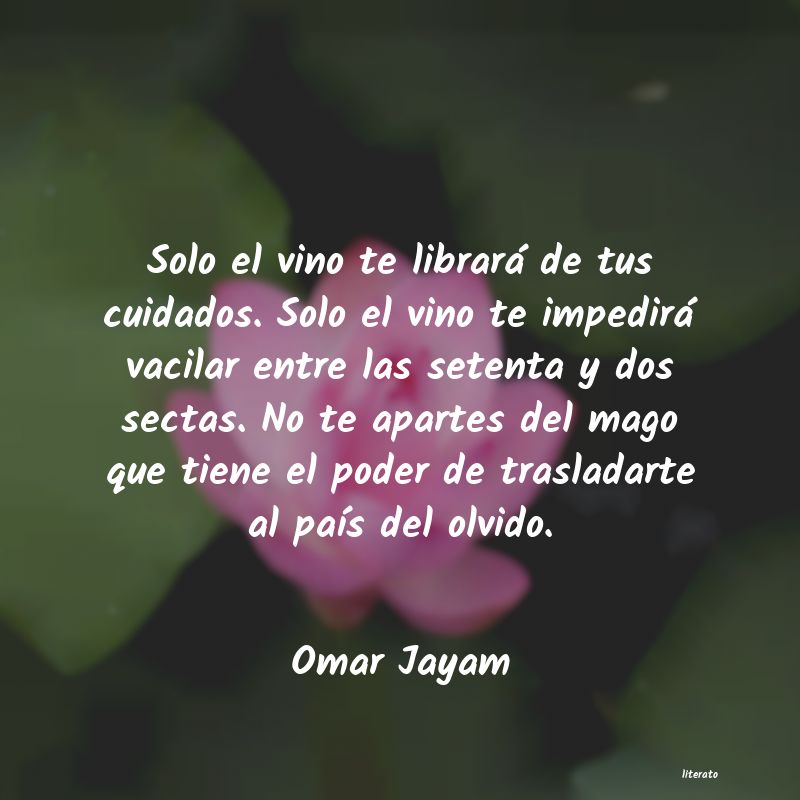 Frases de Omar Jayam