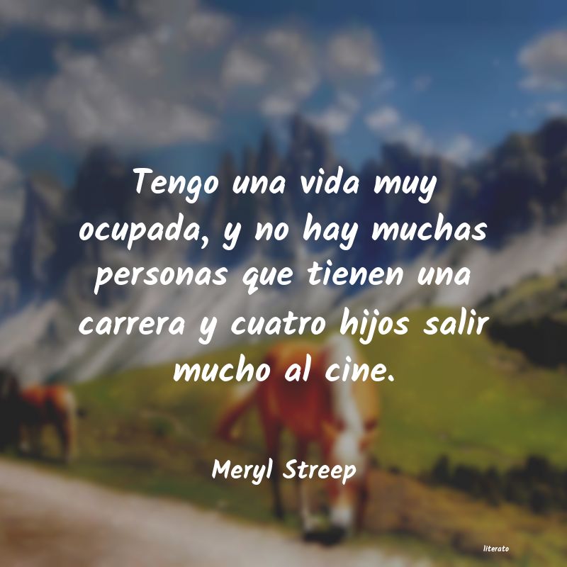 frases de Meryl Streep
