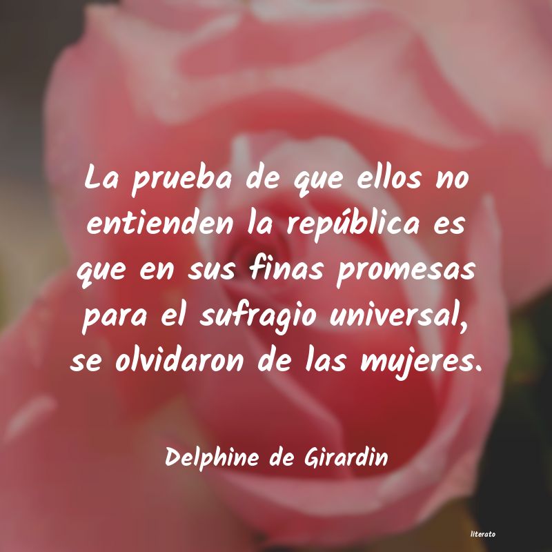 Frases de Delphine de Girardin