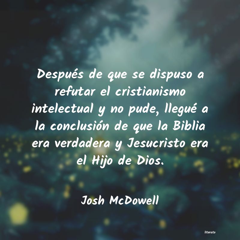 Frases de Josh McDowell