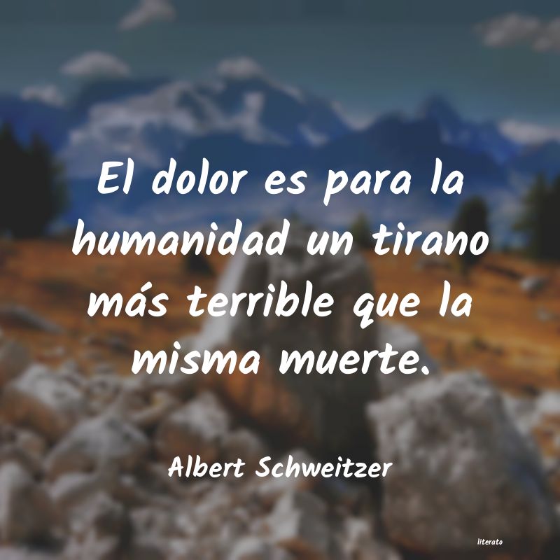 Frases de Albert Schweitzer