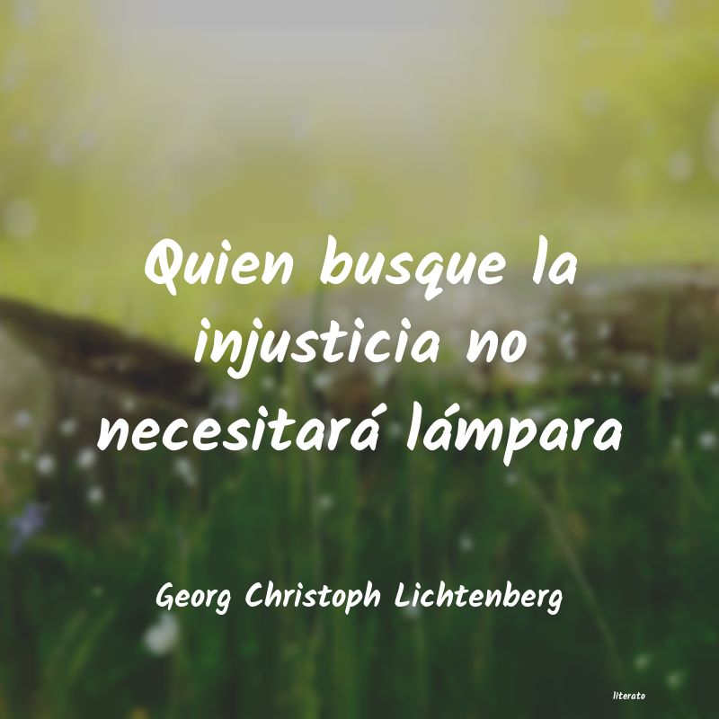 frases de Georg Christoph Lichtenberg