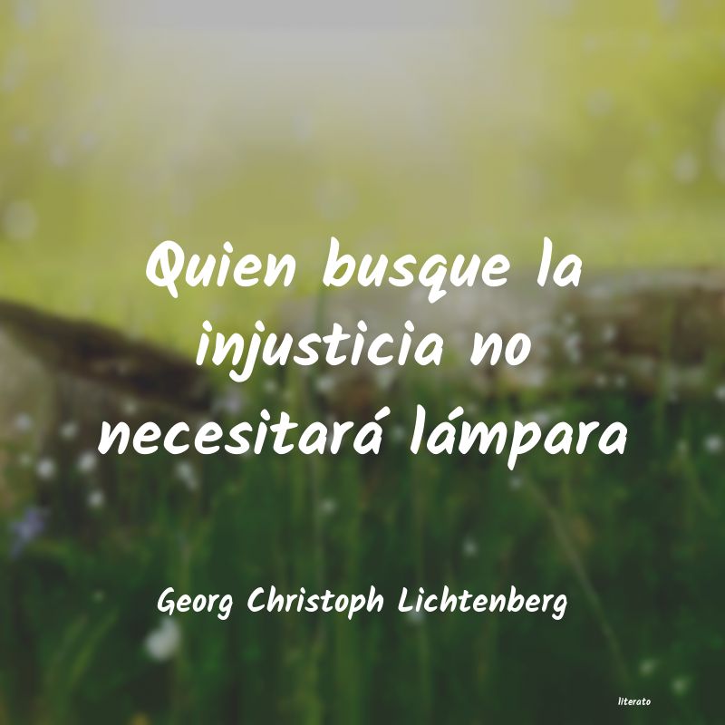 Frases de Georg Christoph Lichtenberg